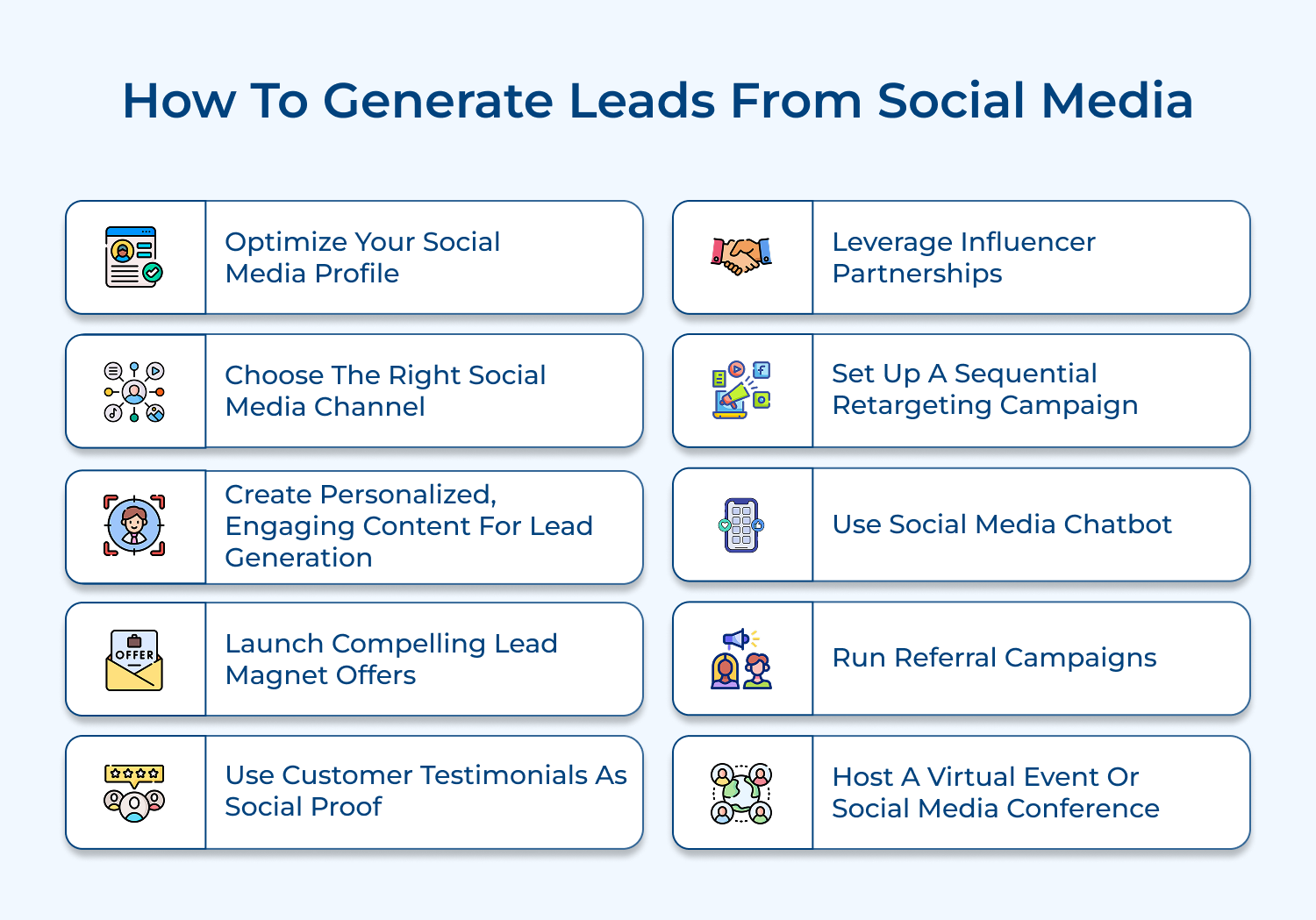 How to generate leads from social media