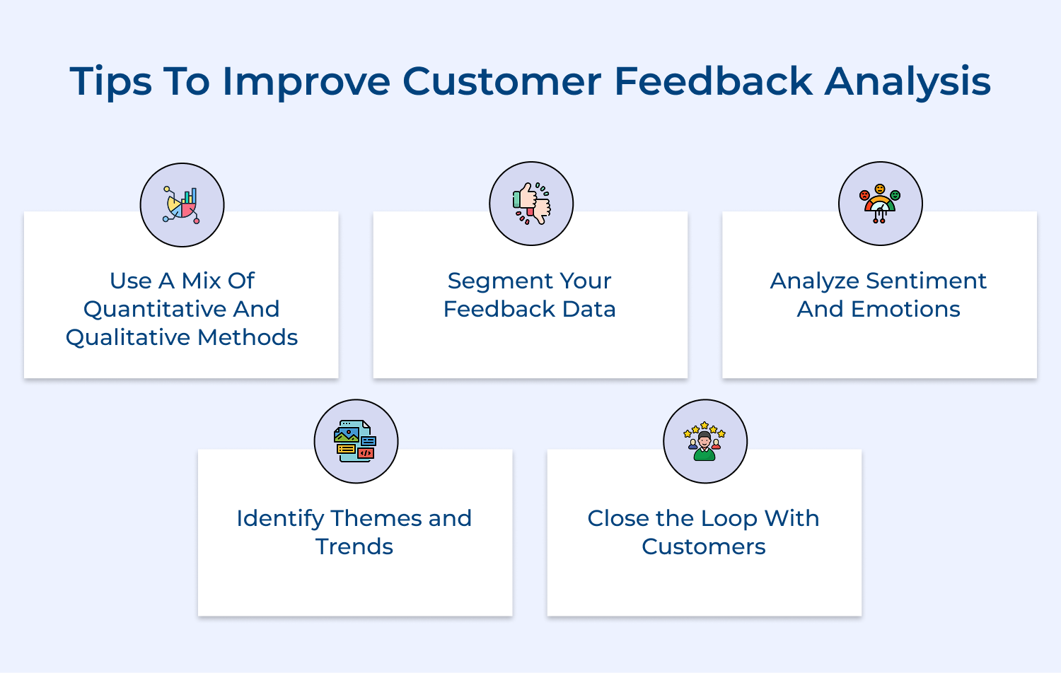 Tips to improve customer feedback analysis