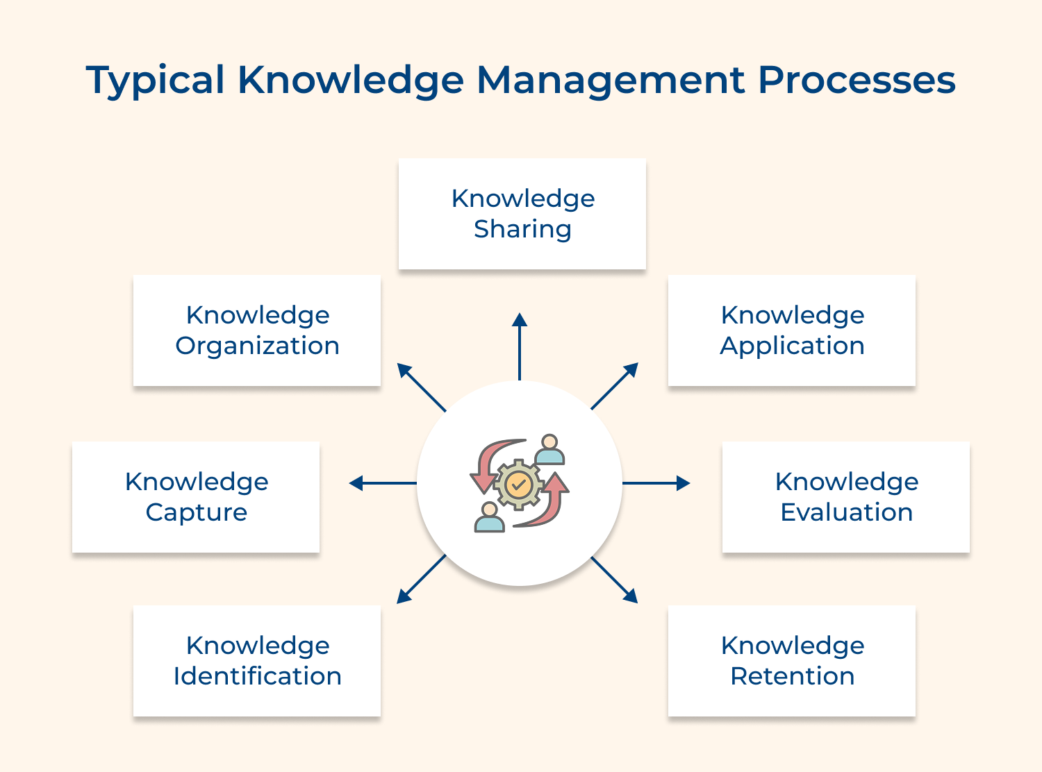 Typical knowledge management processes