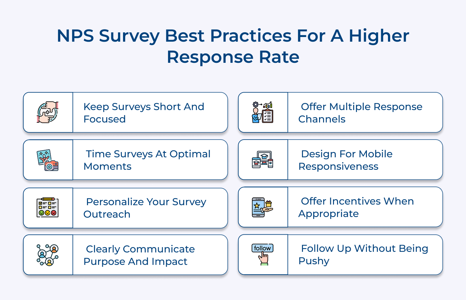 NPS survey best practices for a higher response rate