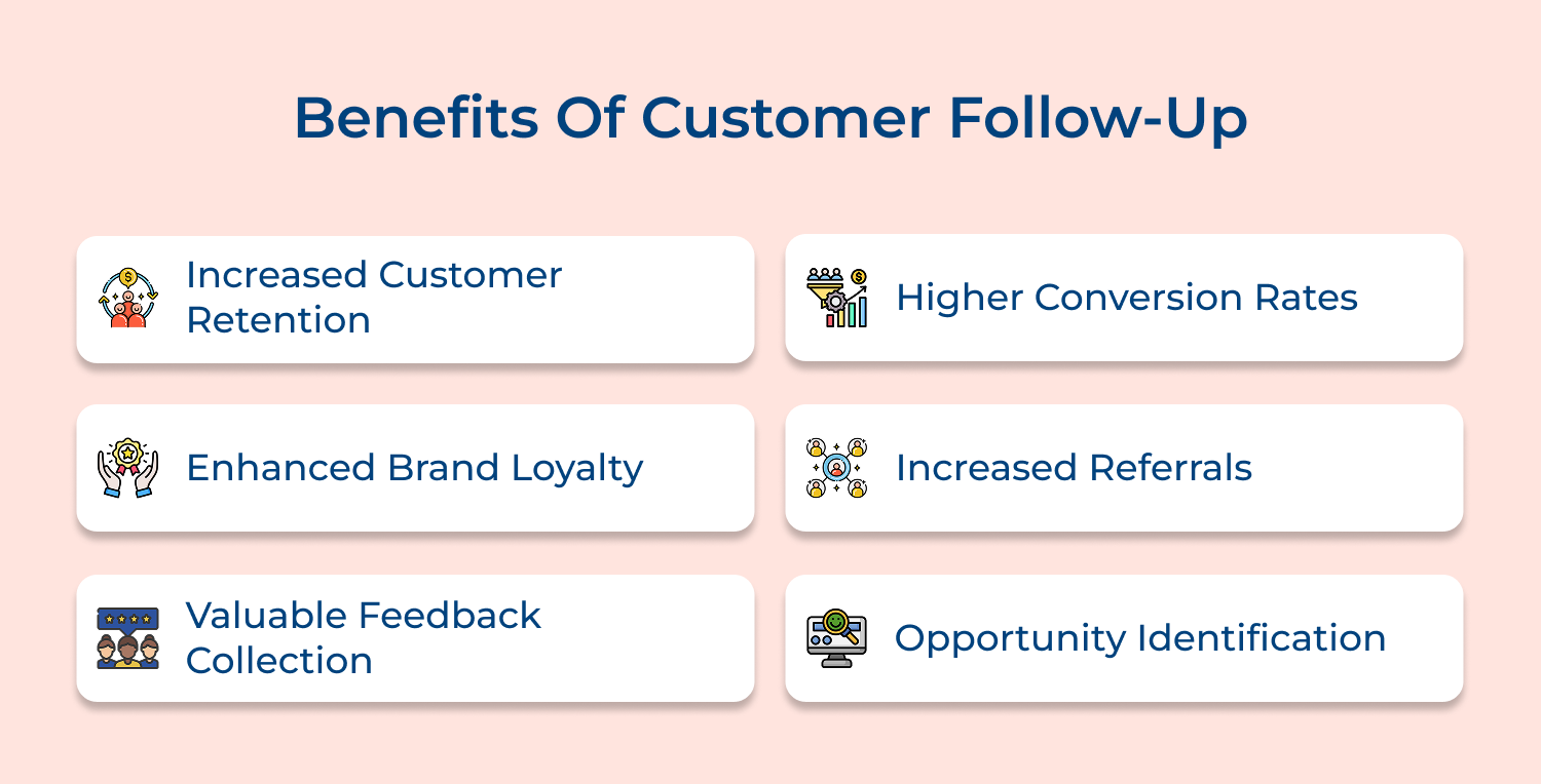 Benefits of customer follow-up
