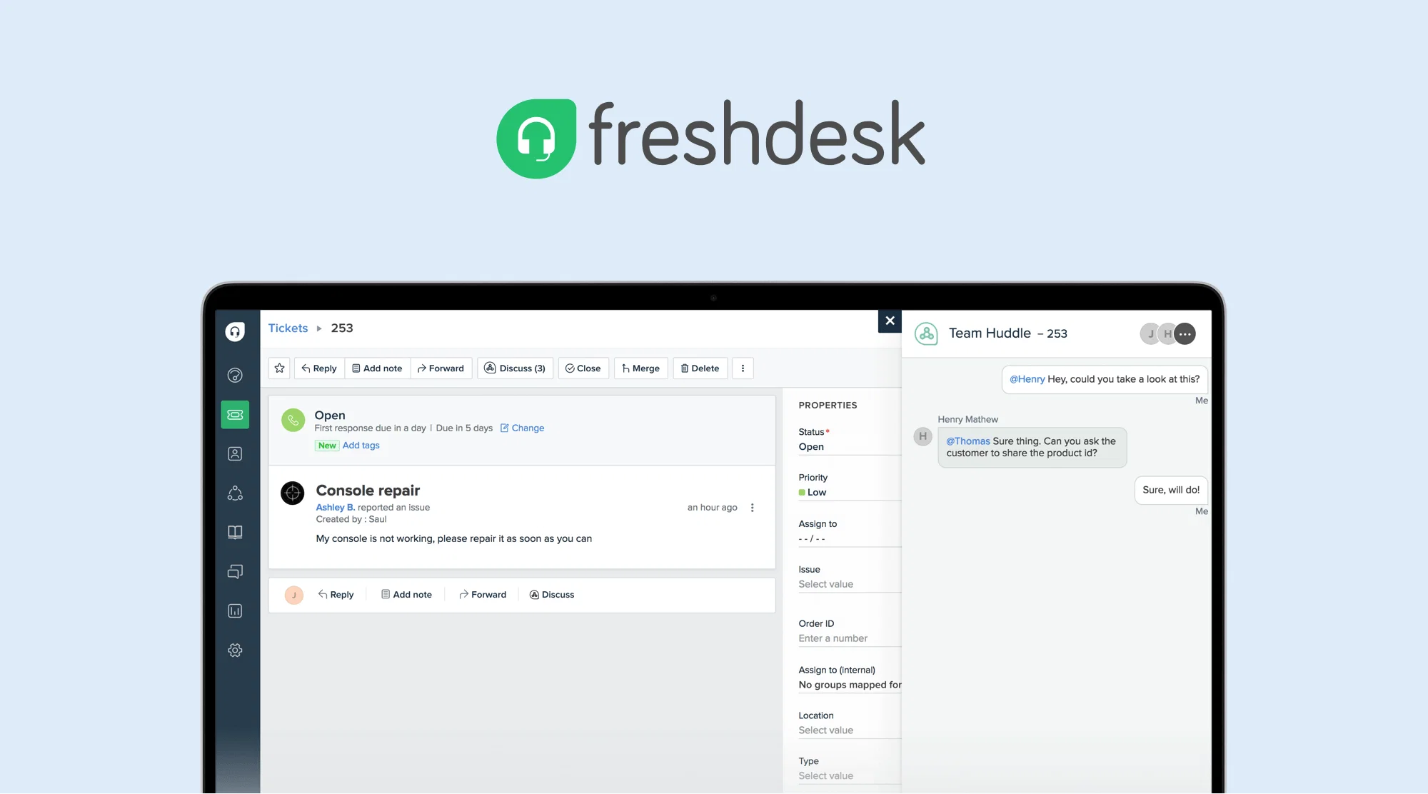 freshdesk help desk software
